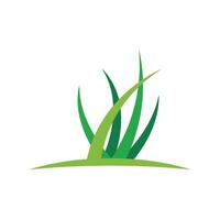 Green Grass Logo Template Illustration Design. EPS 10. vector