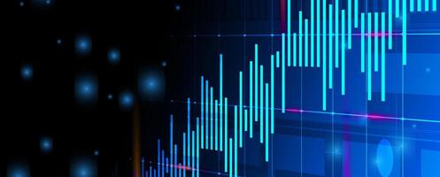 an abstract background with a bar chart vector