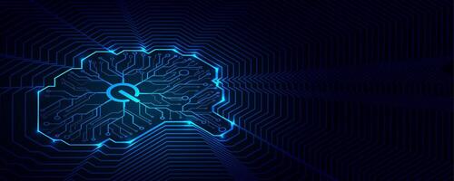Empowering Business and Society Through Artificial Intelligence Driven Technology vector