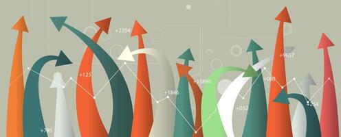 Navigating the Future of Finance Through Technology and Business Analysis vector