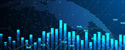 The Intersection of Fintech Innovation and Business Analytical Precision vector