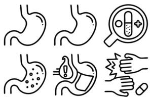 From Gut to Brain How Stomach Aches Could Signal a Silent Stroke vector