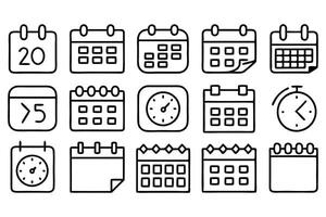 Advanced Data Visualization Icons vector