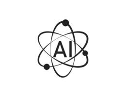 Ai, artificial intelligence future icon. vector