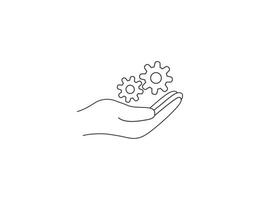 Skills problem solving icon. vector