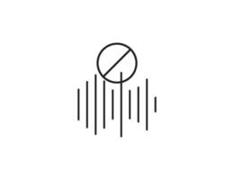 Audio, noise reduction normalization icon. vector