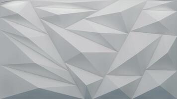 Abstract geometric low-poly background with 3D effect video