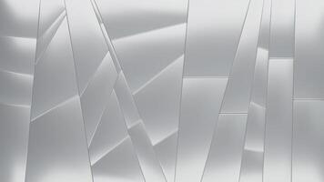 Abstract geometric metallic background with sharp angles video