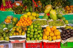 fresh seasonal fruits at the market in sri lanka, asia photo