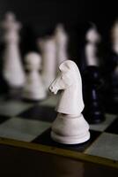 the horse is an important and cunning figure in chess photo