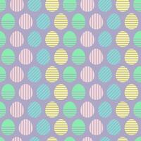 Geometric Minimalist Art Easter Eggs Seamless Pattern vector