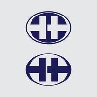 Business icon and logo design graphic initial H vector