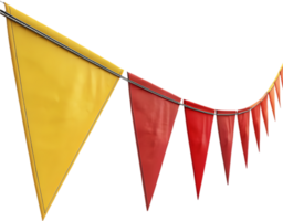 Triangular pennant clipart for designing lively and festive celebrations. . png