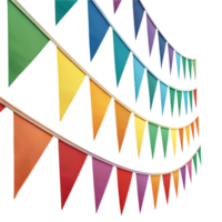 Triangular pennant clipart for all your lively and bright event designs. . png