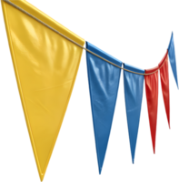 Triangular pennant clipart to add festive charm to your event designs. . png
