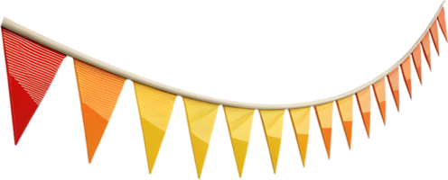 Triangular pennant clipart to brighten up your festive design projects. . png