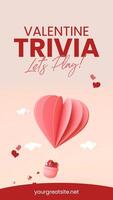 Trivia Valentine Instagram Post template