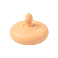 Peach Abstract Modern Sculpture Home Decor png
