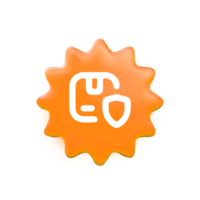 Sunburst with a document icon png
