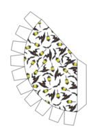 Mystical Witch Hat Design with Halloween Witch Hat and Lantern Pattern png