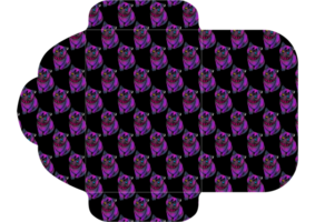 Soft and Playful Cat Pattern Envelope for Any Occasion png