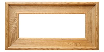 Beautiful Wooden Picture Frame with Simple Design Perfect for Displaying Your Favorite Memories in a Stylish and Elegant Way in Any Setting png