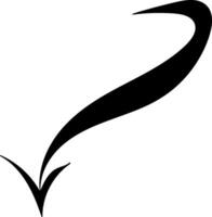 Illustration features a bold, black curved arrow with a dynamic vector
