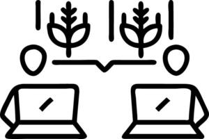 yield and harvest and analysis vector