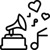 Valentine romantic songs drifting from vintage record player soft lighting nostalgic mood vector