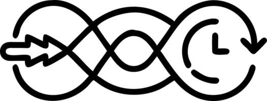 time warp and retro and journey vector
