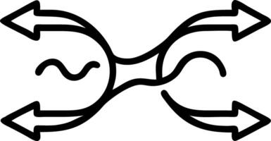 time warp and history and paradox vector