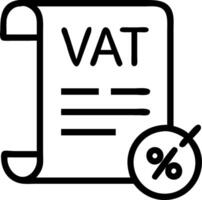 Supplier in neat corner obtains VAT exemption certificate validating eligibility for relief saving costs long term vector