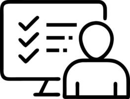 Software developer in minimal office tests VAT compliance software ensuring automated accuracy and timely returns vector