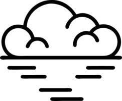Sky reflection subtle cloud pattern mirroring calm brand narrative space vector