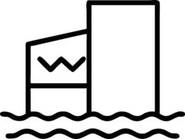 seascape and waves and reflection Set 2 vector