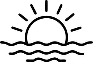 seascape and ocean and tranquility Set 2 vector