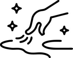 Rover crouches stream margin fingertips swirl cool currents chest eases sparkles drift mild hush encases vector