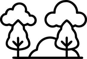 Relaxed forest setting layers foliage framing quiet branded proposals vector