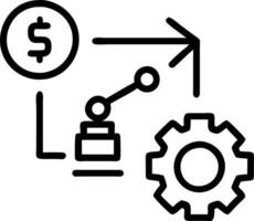 profit management and optimization and allocation Set 2 vector