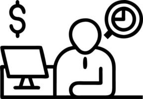 profit and loss and budgeting and efficiency vector