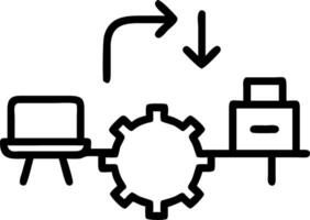 productivity and performance and automation vector