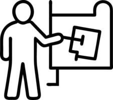 Planner adjusts scheme map pale lines sway chest loosens gentle aura shifts patterns stable structure roots vector