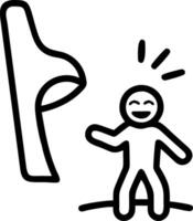 levity and laughter and happiness and banter vector