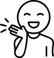 levity and laughter and comedy and chuckles vector