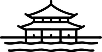 japan and architecture and temples vector