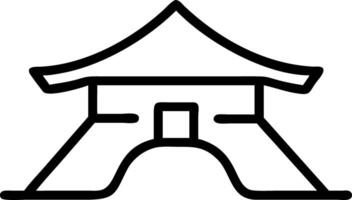 japan and architecture and onsen vector