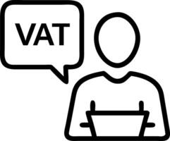 IT consultant in bare workspace tests VAT compliance software solutions selecting reliable platforms that streamline records swiftly vector