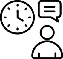 interview and questions and timing vector
