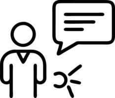 interview and presentation and confidence vector