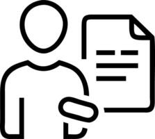 interview and presentation and resume vector